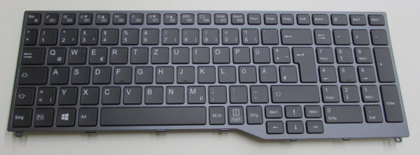 Tastatur f&uuml;r Lifebook E558, E559, E5510, E458, U757, U758  in Deutsch, 10KEY w/o TS